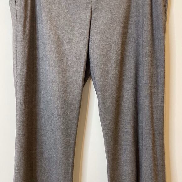 Hugo Boss Tulira Virgin Wool Slacks Full Length Dress Pants Office Exec Gray 6 - Picture 4 of 15